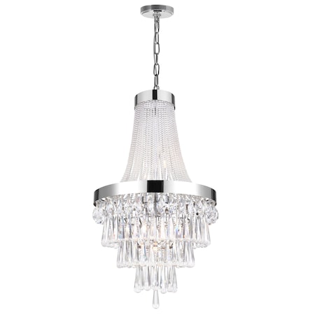 Cwi Lighting Vast 7 Light Chandelier With Chrome Finish 5078P20C